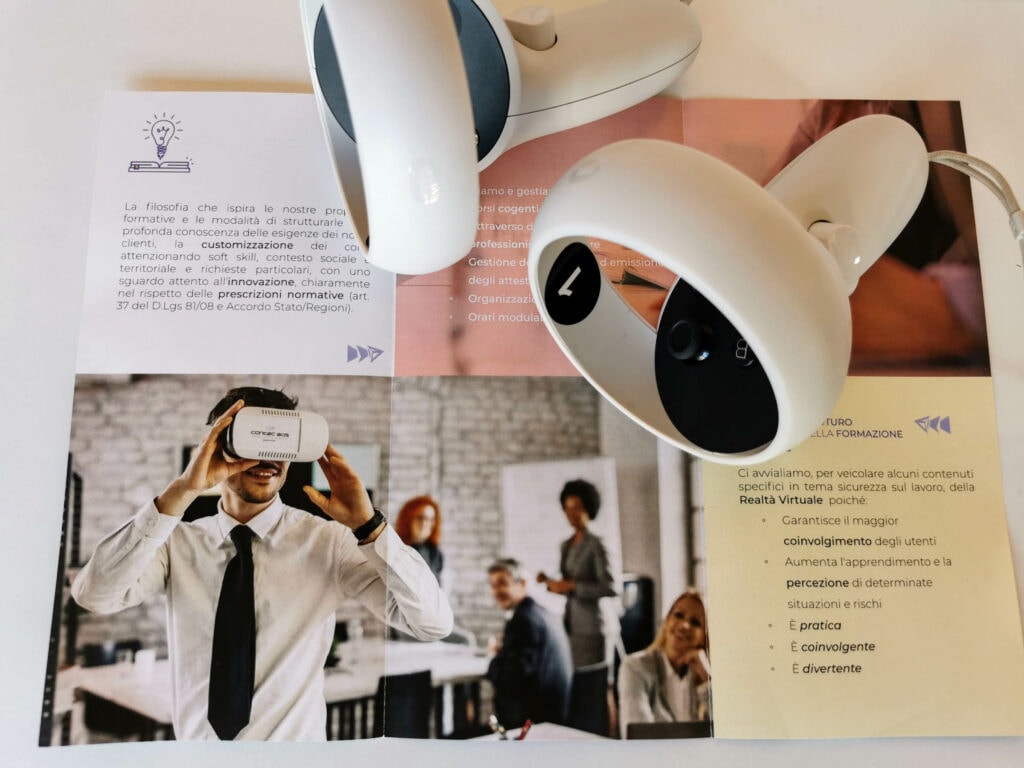 corso formazione sicurezza sul lavoro realtà virtuale con contec aqs 